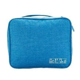 Makeup beauty case Light blue nz