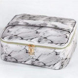 Marble Makeup Case White 2 nz