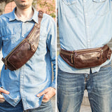 Men’s leather bum bag nz