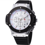 Men’s vintage large watch Black and white belt nz