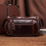 Men’s vintage leather bum bag nz
