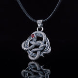 Midgard Serpent Necklace Silver nz