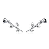 Minimalist flower earrings nz