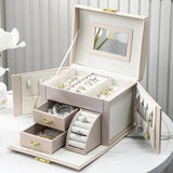 Mirrored Jewelry Box Powder pink nz