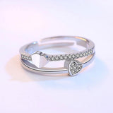 Modern heart ring nz