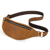 Modern leather bum bag Brown nz