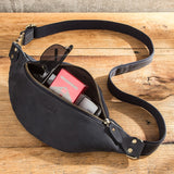 Modern leather bum bag nz