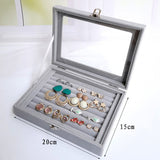 Modern Velvet Jewellery Box 2 nz