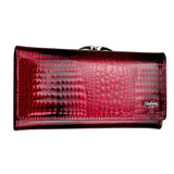 Modern wallet Dark red nz