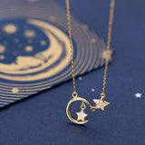 Moon and Star Necklace nz