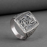 Nordic Fenrir signet ring nz