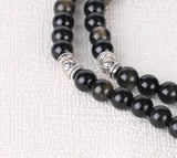 Obsidian Tree of Life Bracelet nz