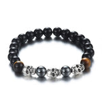 Onyx Skull Bracelet Black nz