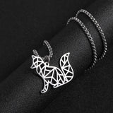 Origami fox necklace money nz