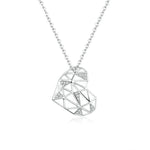 Origami Heart Necklace nz