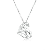 Origami Heart Necklace nz