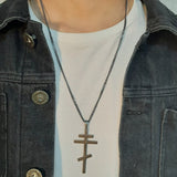 Orthodox cross necklace nz