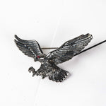 Owl brooch Black nz