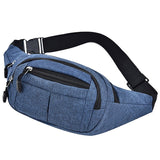 Oxford fabric waist bag Blue nz