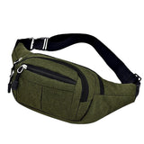 Oxford fabric waist bag Khaki green nz