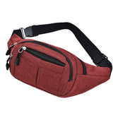 Oxford fabric waist bag Red nz