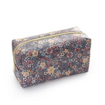 Patterned makeup bag Purple flower nz