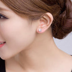 Pink cat earrings nz