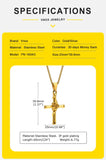 Pink cross necklace nz