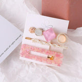 Pink hair clip set nz