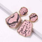 Pink snake earrings nz