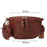 Practical women’s leather waist bag nz