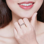 Precious Silver flower ring nz