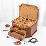 Premium Wooden Jewellery Box 2 drawers nz