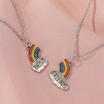 Rainbow friendship necklace nz