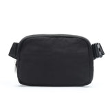 Rectangular waist bag Black nz