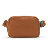 Rectangular waist bag Brown nz