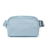 Rectangular waist bag Sky blue nz