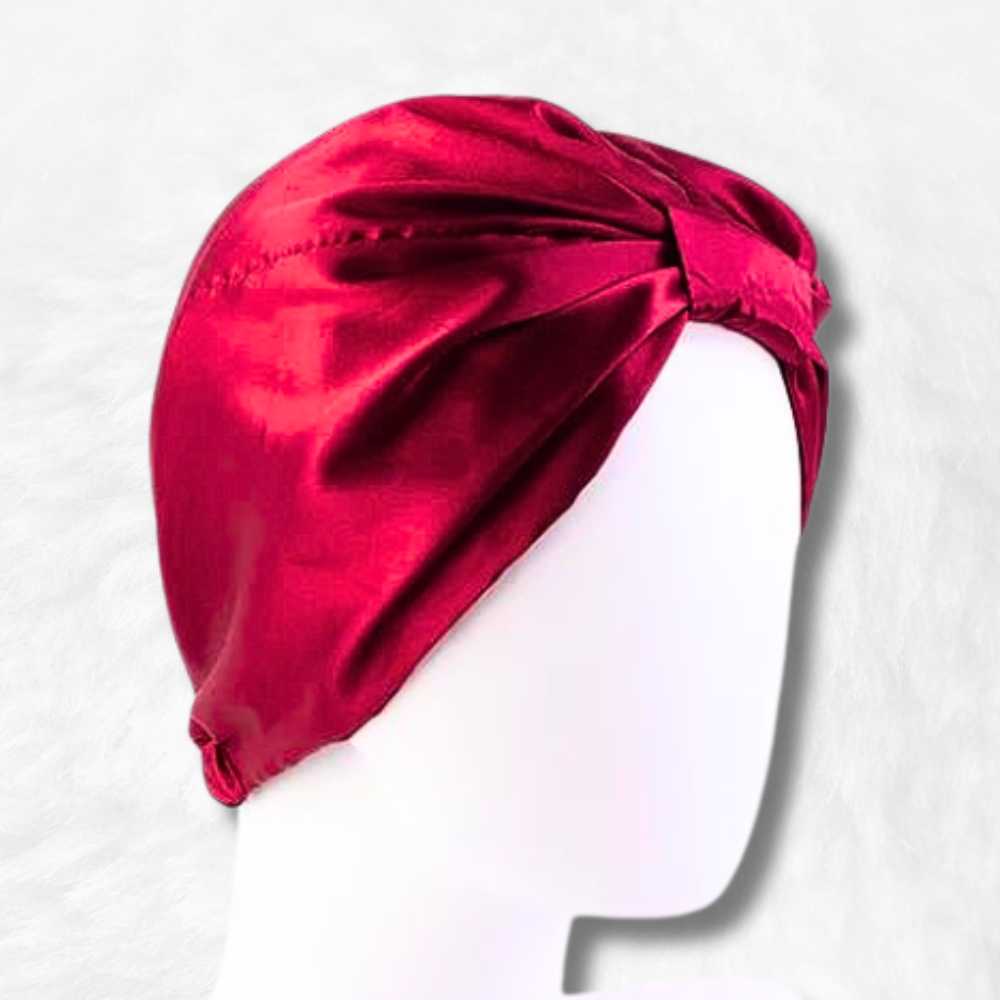 Red Night Cap Red satin sleep cap | Ahoa