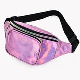 Reflective design bum bag Pink nz