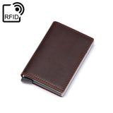 RFID card holder Coffee brown nz
