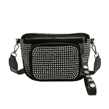 Rhinestone bum bag nz