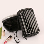 Rigid travel make up case Black / 18X11X5cm nz