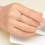 Rose quartz romantic ring nz