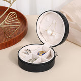 Round Jewellery Case Black nz