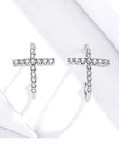 Rounded cross earrings nz