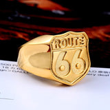 Route 66 Signet Ring 7 (55.3 mm) / Gold nz
