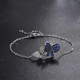 Silver butterfly bracelet nz