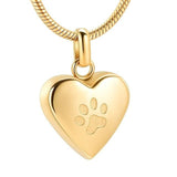 Silver cat heart necklace Gold / 1 pendant nz