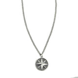 Silver compass pendant nz