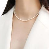 Silver pearl pendant Pearl 3 4mm nz